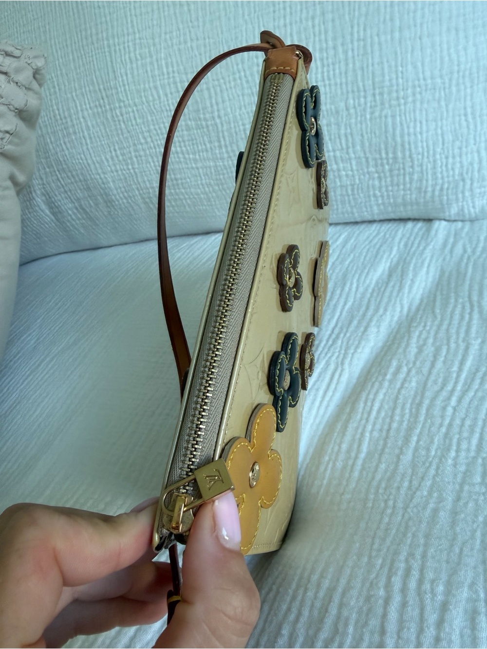 Vintage Louis Vuitton RARE Monogram Pochette Y2K Authentic w/COA - Picture 7 of 14